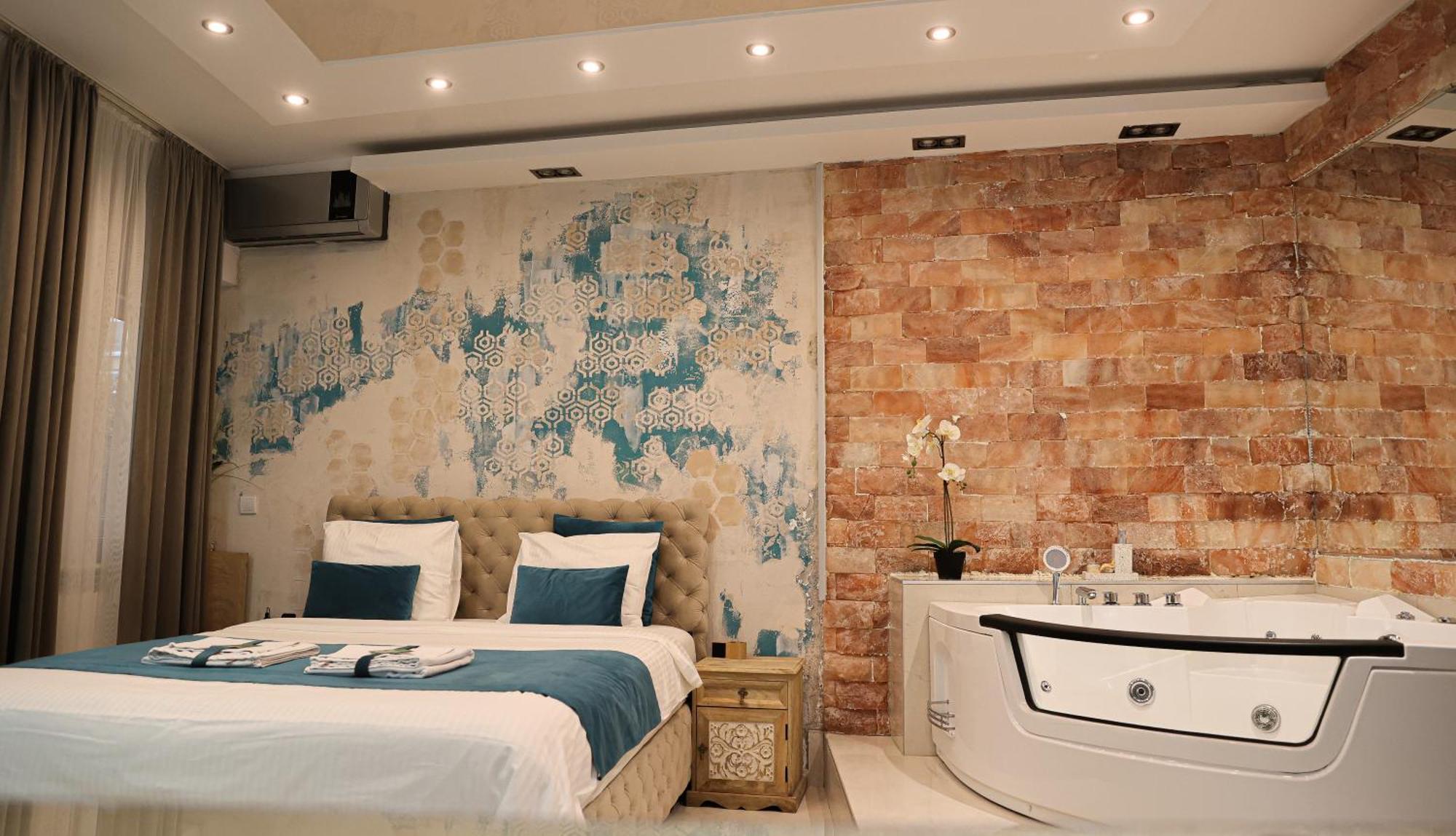 Design Apartment Premium Spa Lux 4 Star "Dubai" Completely Private Wellness & Spa Free Included Sauna & Jacuzzi & Salt Wall & Fire Place & 3D Ceilings & Business Wifi & Netflix & Keyless Code Entry & Full Smart App & Secure 2 Parking Place Ćuprija Zewnętrze zdjęcie